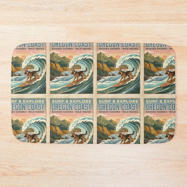 Item preview, German Shepherd Surfer designed and sold by PictoVibe.