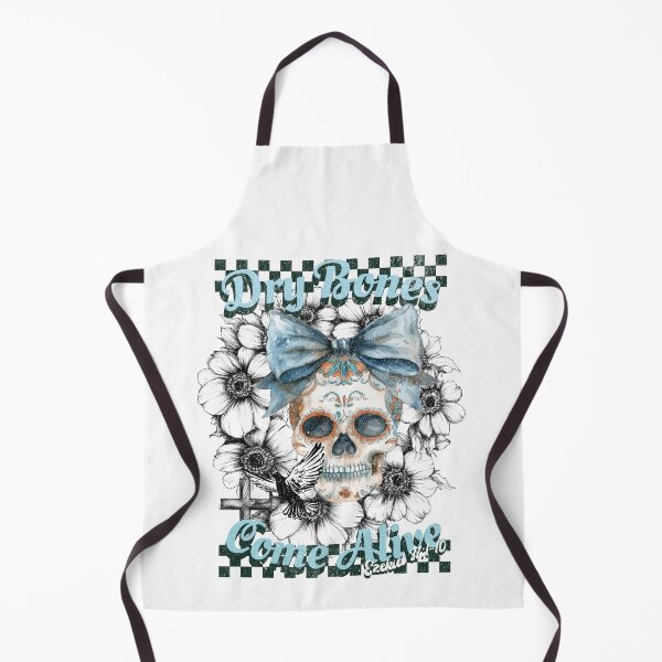 Item preview, Dry Bones Come Alive – Ezekiel 37 Floral Skull Revival Art designed and sold by Grace Works Studio by Kelly Florence .