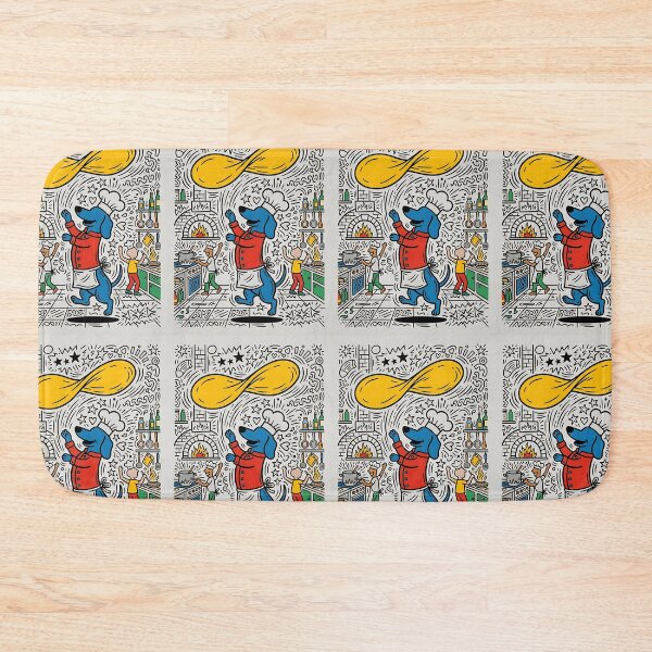 Item preview, Dachshund Pizza Chef designed and sold by PictoVibe.