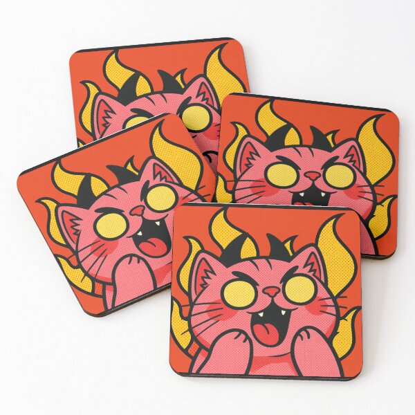 Item preview, Evil Laughing Cat - Twitch Emote - Devils Flame designed and sold by Feliciano3.