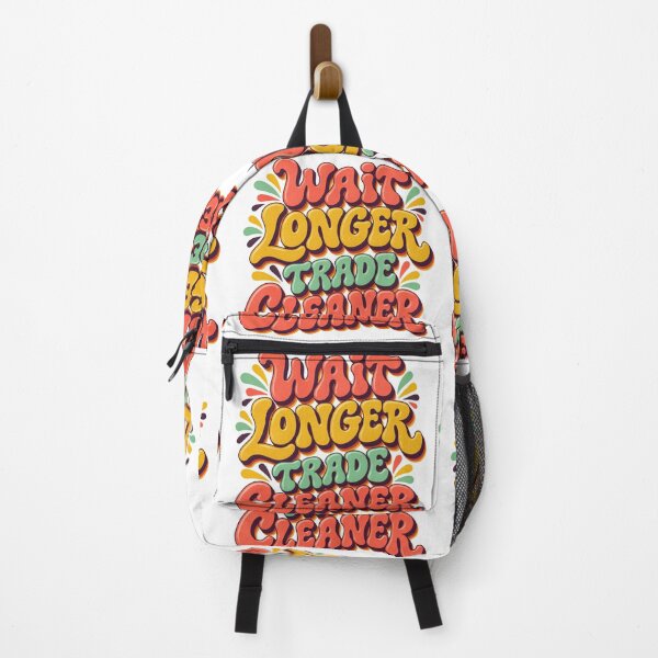Item preview, Wait Longer Trade Cleaner Groovy Trading Patience designed and sold by VolatilityEdge.