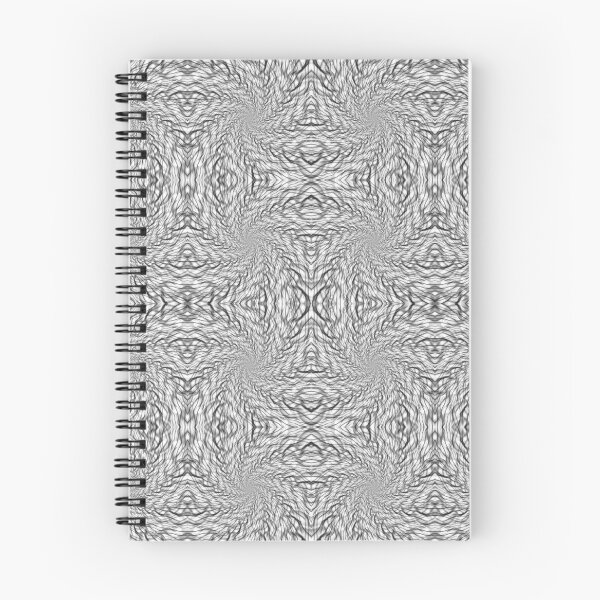 Item preview, Silken Currents, Black & White Pattern designed and sold by Angry Critters.