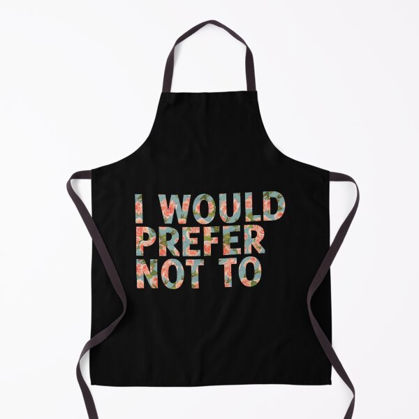 Item preview, I Would Prefer Not To Floral Edition designed and sold by badtypography.
