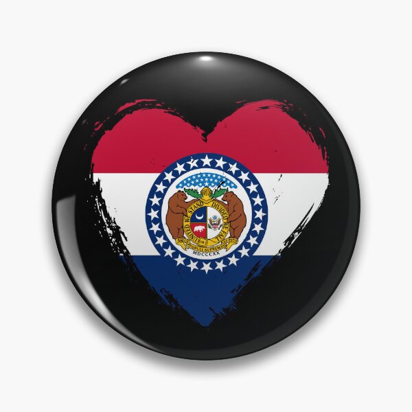 Item preview, Distressed Missouri Flag Heart MO designed and sold by shitpostee.