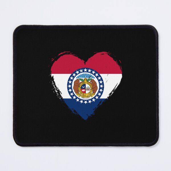 Item preview, Distressed Missouri Flag Heart MO designed and sold by shitpostee.