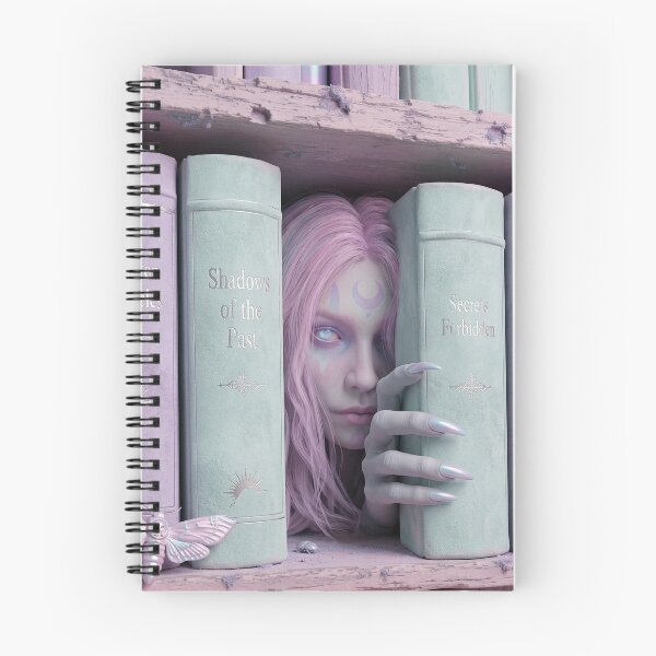 Item preview, Pastel Goth Haunted Library designed and sold by litleelseart.