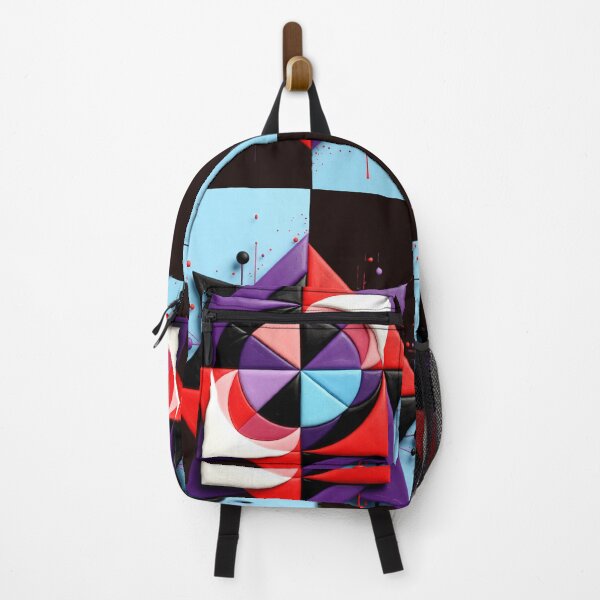 Item preview, red orbit starburst C br colorful geometric abstract design designed and sold by SmashingDeals.