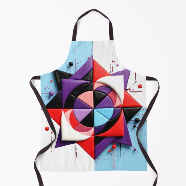 Item preview, red orbit starburst C br colorful geometric abstract design designed and sold by SmashingDeals.