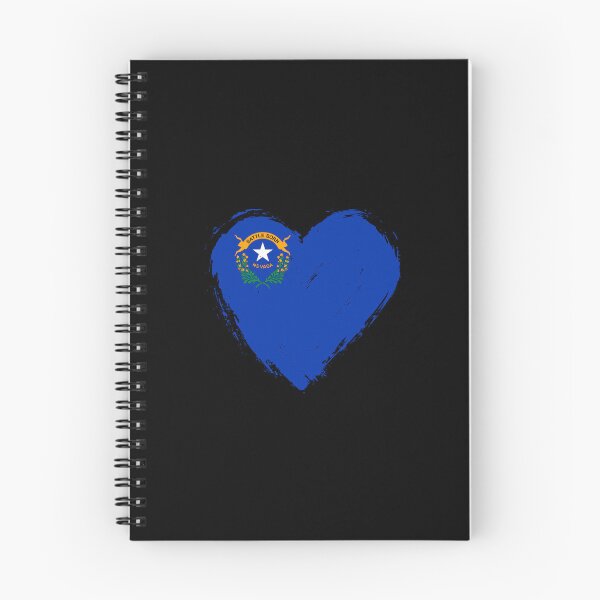 Item preview, Distressed Nevada Flag Heart NV designed and sold by shitpostee.