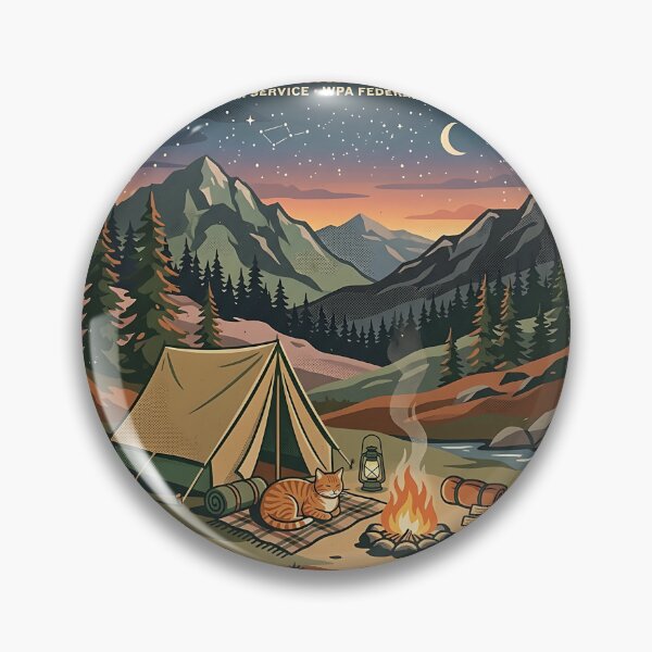 Item preview, Tabby Cat Camper designed and sold by PictoVibe.