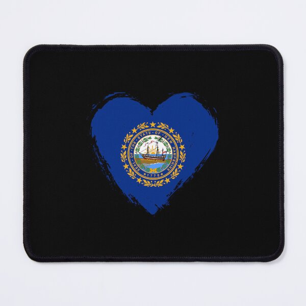 Item preview, Distressed New Hampshire Flag Heart NH designed and sold by shitpostee.
