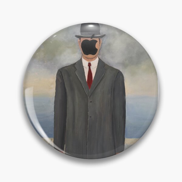 Item preview, Magritte's Green Apple Goes Tech designed and sold by Classics With a Twist.