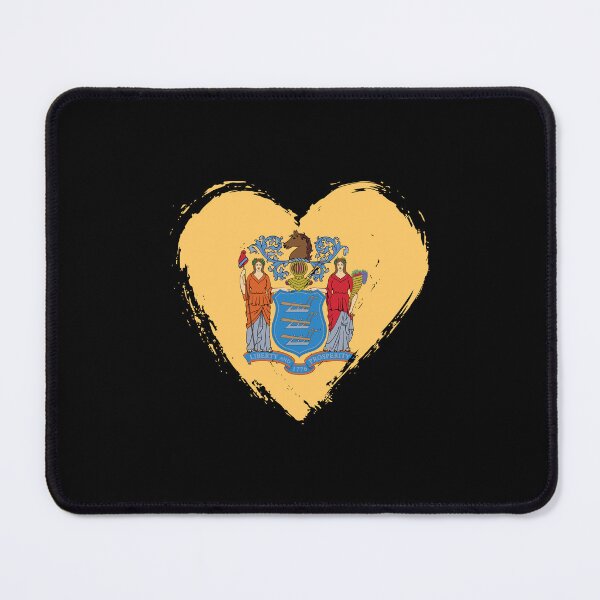 Item preview, Distressed New Jersey Flag Heart NJ designed and sold by shitpostee.