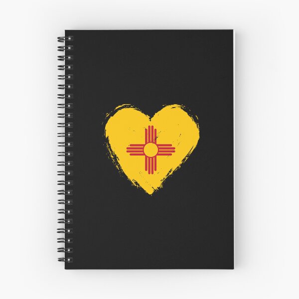 Item preview, Distressed New Mexico Flag Heart NM designed and sold by shitpostee.