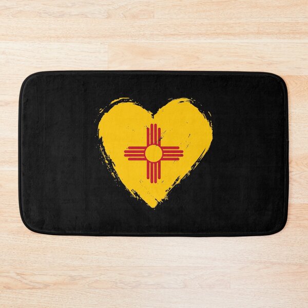 Item preview, Distressed New Mexico Flag Heart NM designed and sold by shitpostee.