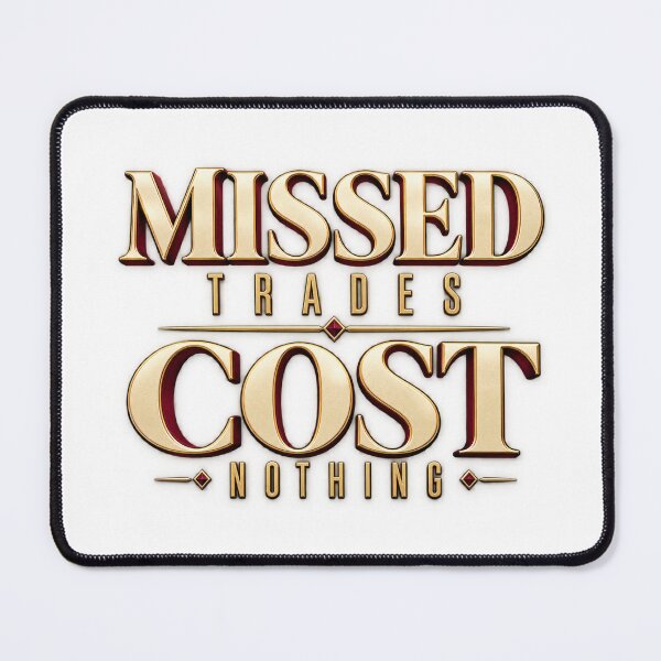 Item preview, Missed Trades Cost Nothing Luxury Trading Wisdom designed and sold by VolatilityEdge.