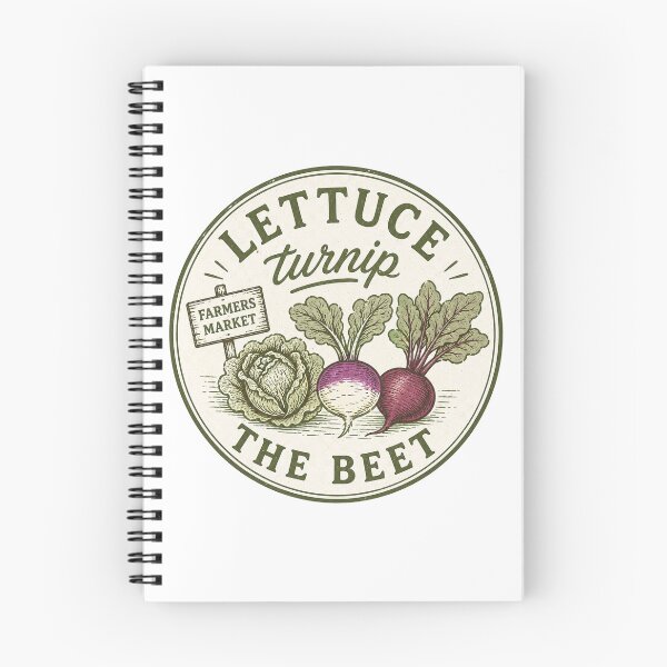 Item preview, Farmers Market - Lettuce Turnip the Beet designed and sold by CampAndCoast.