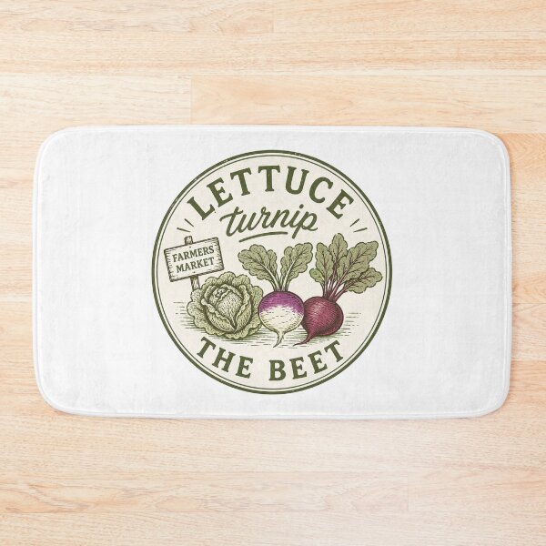 Item preview, Farmers Market - Lettuce Turnip the Beet designed and sold by CampAndCoast.