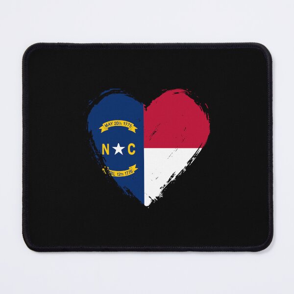 Item preview, Distressed North Carolina Flag Heart NC designed and sold by shitpostee.