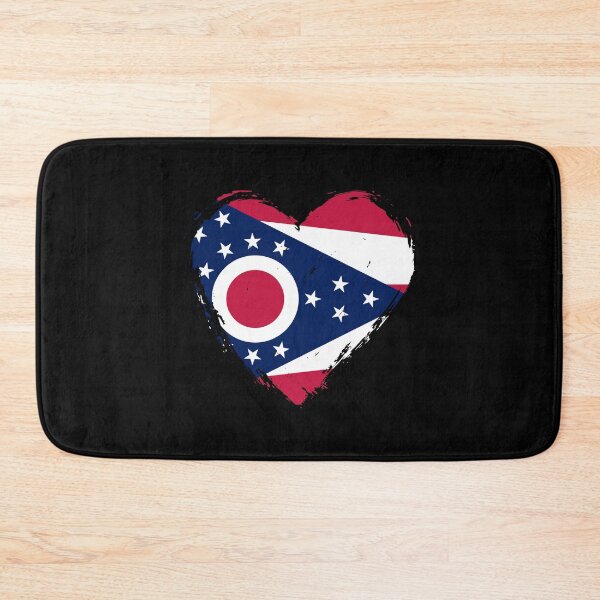 Artikelvorschau, Abgenutztes Ohio-Flaggenherz OH entworfen und verkauft von shitpostee.