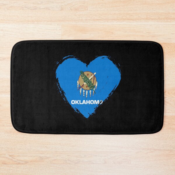 Item preview, Distressed Oklahoma Flag Heart OK designed and sold by shitpostee.