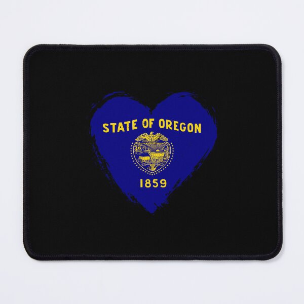 Item preview, Distressed Oregon Flag Heart OR designed and sold by shitpostee.
