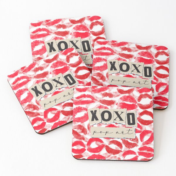 Item preview, Red Lip Print - XOXO Pop Art designed and sold by FemmePod.