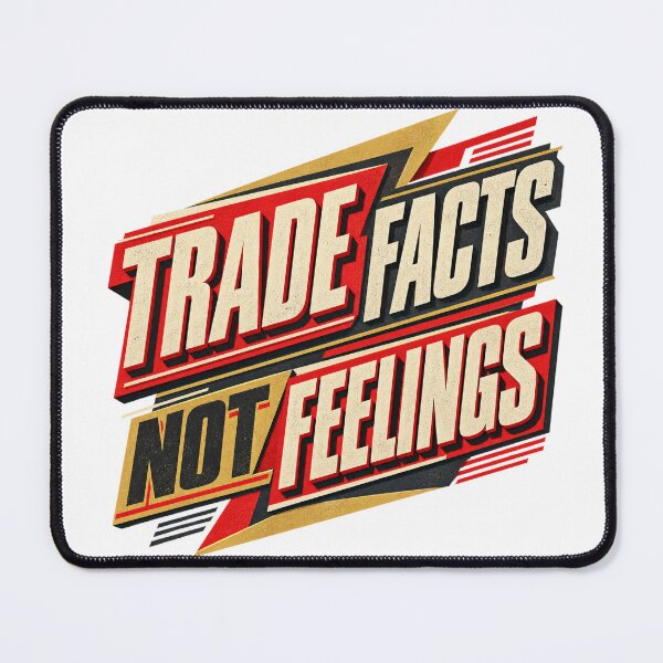 Item preview, Trade Facts Not Feelings Bold Trading Psychology designed and sold by VolatilityEdge.