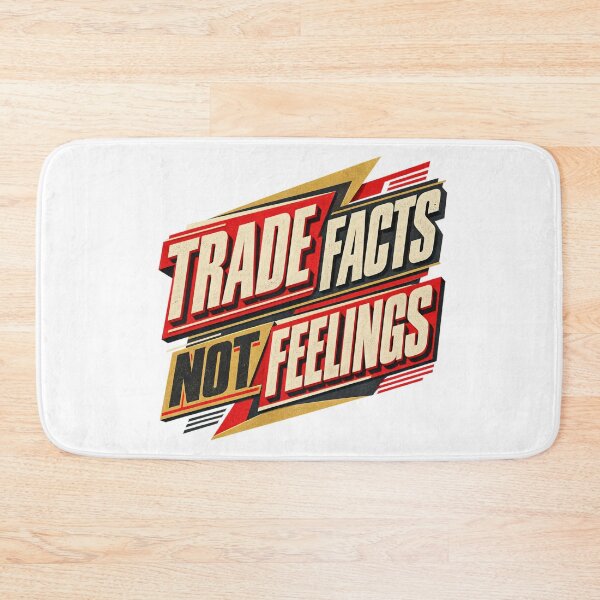 Item preview, Trade Facts Not Feelings Bold Trading Psychology designed and sold by VolatilityEdge.
