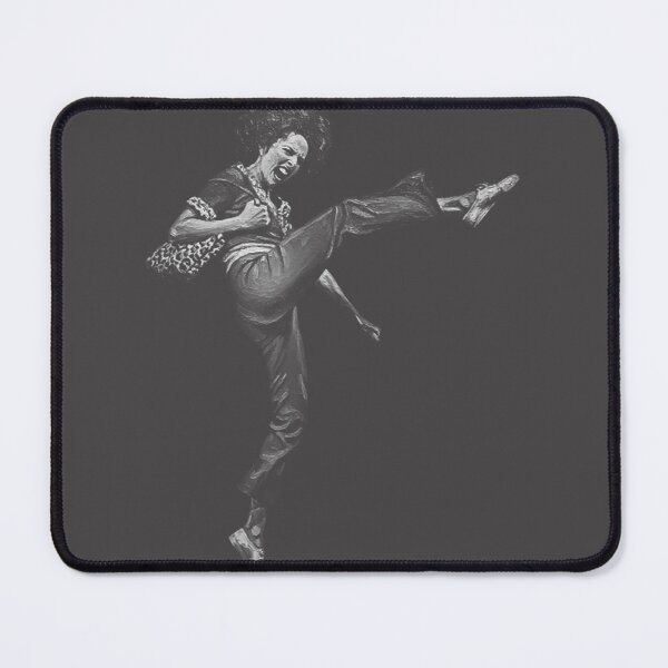 Item preview, Energetic Dancing Grandma Middle Finger Gesture Retro Style Monochrome Illustration | Best Buy designed and sold by Kolamou.