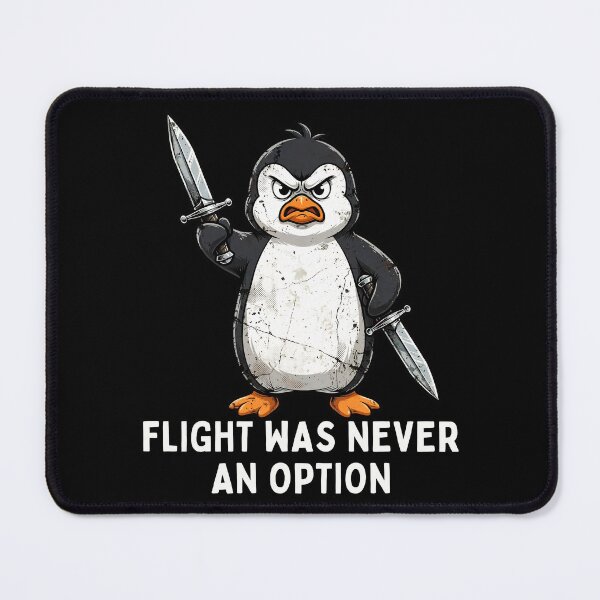 Item preview, Funny Penguin Flight Was Never An Option Sarcastic Animal Shirt designed and sold by Teetreasure2.