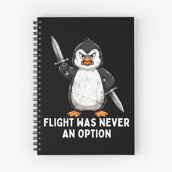 Item preview, Funny Penguin Flight Was Never An Option Sarcastic Animal Shirt designed and sold by Teetreasure2.