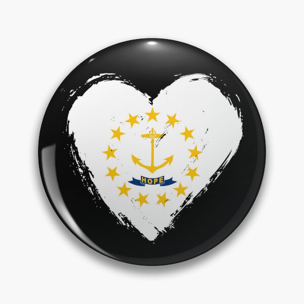 Artikelvorschau, Abgenutztes Rhode Island Flaggenherz RI entworfen und verkauft von shitpostee.
