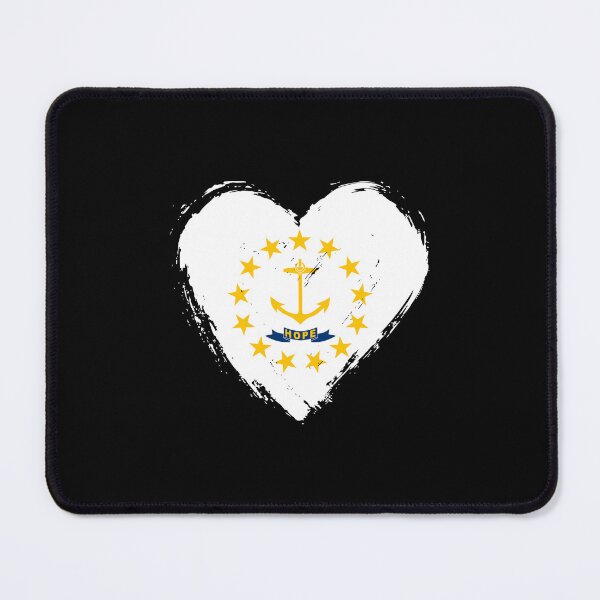 Item preview, Distressed Rhode Island Flag Heart RI designed and sold by shitpostee.