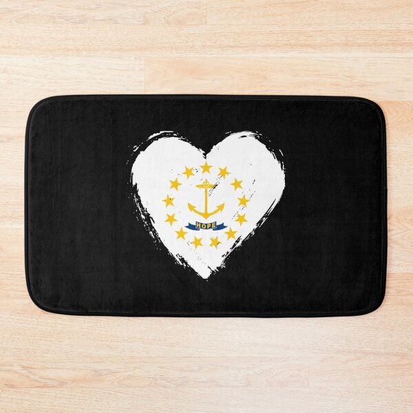 Item preview, Distressed Rhode Island Flag Heart RI designed and sold by shitpostee.