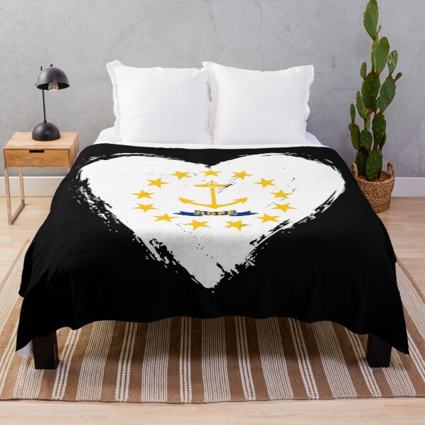Item preview, Distressed Rhode Island Flag Heart RI designed and sold by shitpostee.