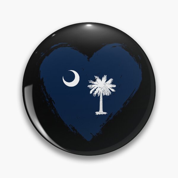 Item preview, Distressed South Carolina Flag Heart SC designed and sold by shitpostee.