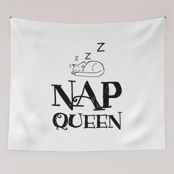 Item preview, Nap Queen, Cat Lover - Funny Sleeping Kitten designed and sold by PugSwagClothing.