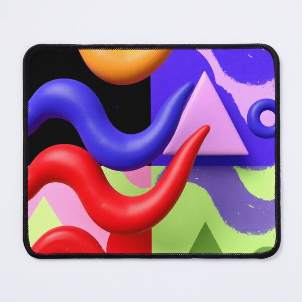 Item preview, abstract dimension C colorful geometric abstract design designed and sold by SmashingDeals.