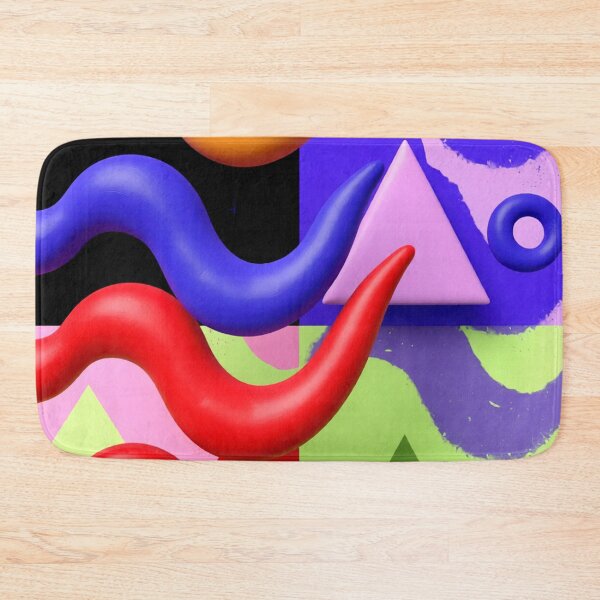 Item preview, abstract dimension C colorful geometric abstract design designed and sold by SmashingDeals.