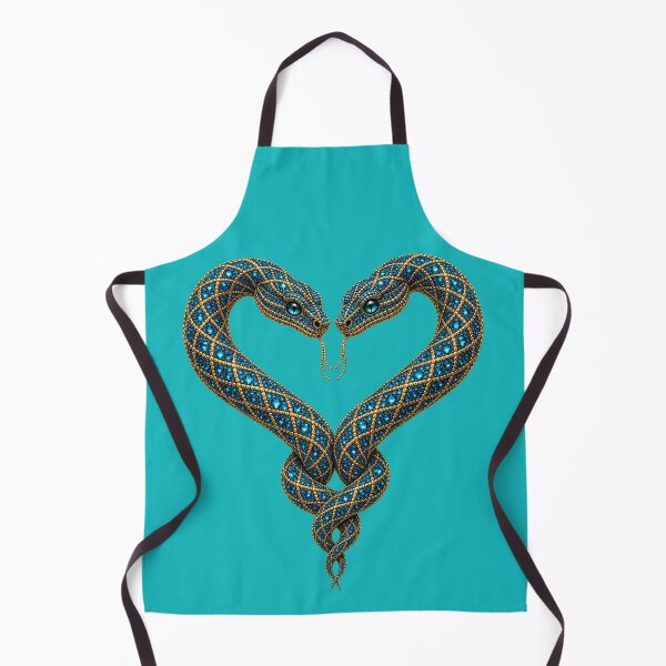 Item preview, Blue Jeweled Snake Heart | Sapphire Gold Serpent Art designed and sold by BriellaFashion.