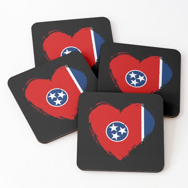 Item preview, Distressed Tennessee Flag Heart TN designed and sold by shitpostee.