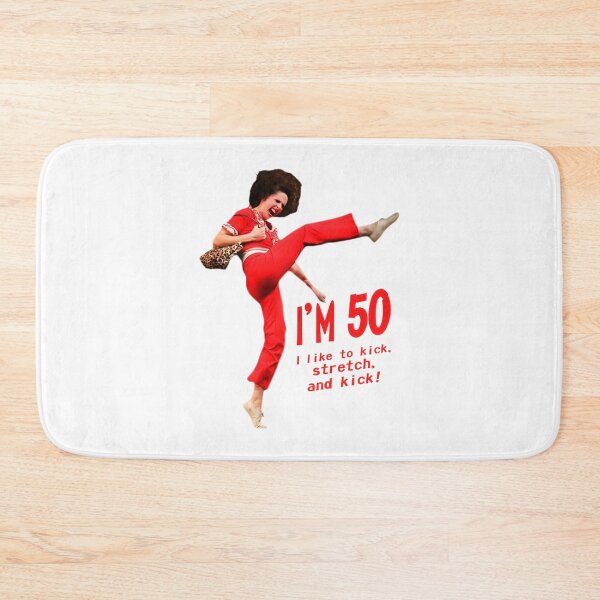 Item preview, I'M 50 I Like To Kick Stretch And Kick Funny 50Th Birthday Humor Pop Culture Art | ⭐⭐⭐⭐⭐ Best Seller designed and sold by Kolamou.