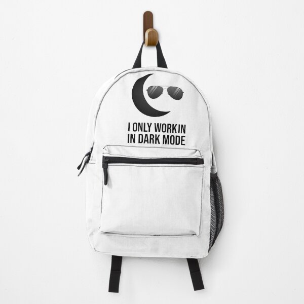 Item preview, I Only Work In Dark Mode Minimalist Programmer Developer Aesthetic designed and sold by WorldShop17.