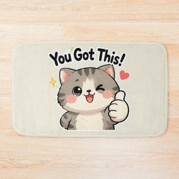 Item preview, You Got This Cute Cat Thumbs Up Sticker designed and sold by BestBayCA.