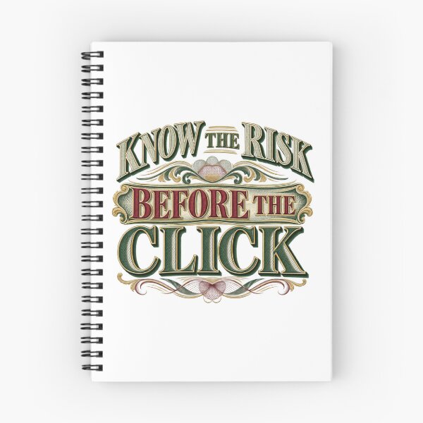 Item preview, Know the Risk Before the Click Engraved Trading Rule designed and sold by VolatilityEdge.