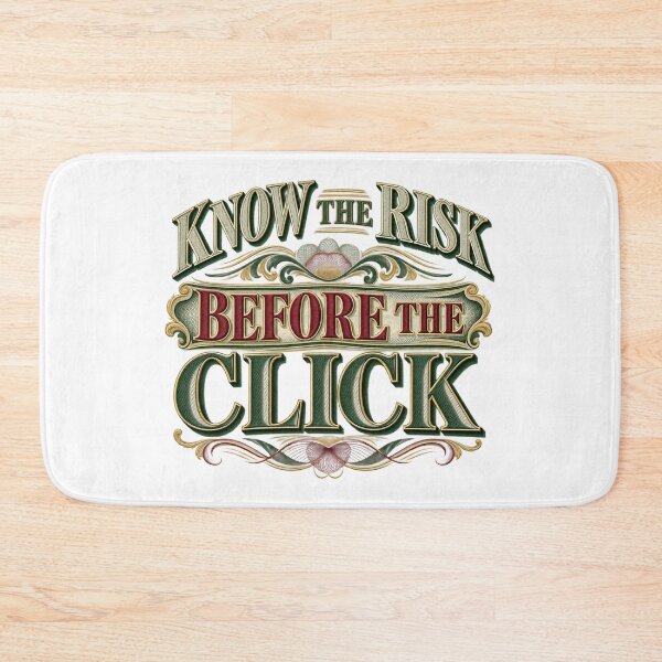 Item preview, Know the Risk Before the Click Engraved Trading Rule designed and sold by VolatilityEdge.