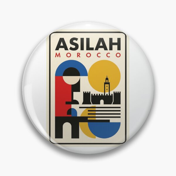 Item preview, Retro Asilah Bauhaus Geometric Skyline designed and sold by k3rstman1.