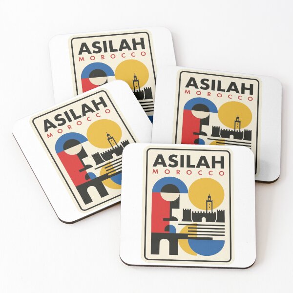Item preview, Retro Asilah Bauhaus Geometric Skyline designed and sold by k3rstman1.