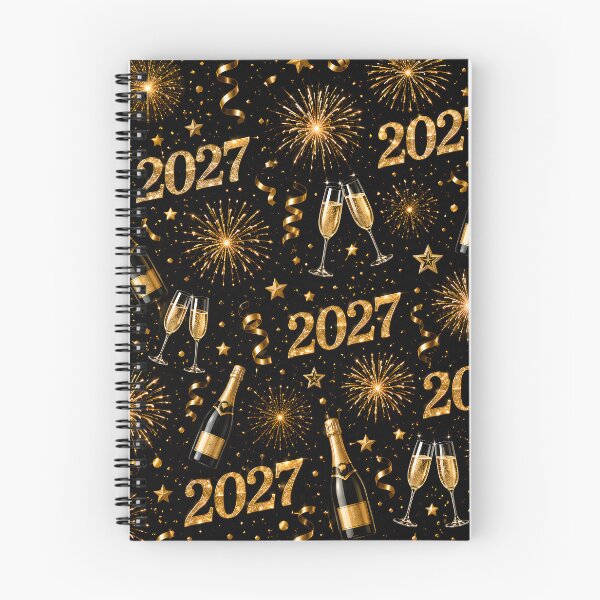 Item preview, Gold New Year 2027 Celebration Pattern designed and sold by TinyWeird.